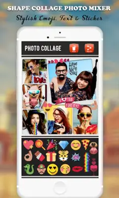 100+ Photo Shape Collage Mixer android App screenshot 2