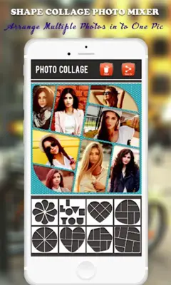 100+ Photo Shape Collage Mixer android App screenshot 3