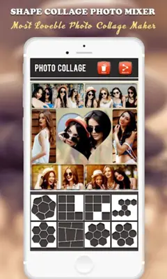 100+ Photo Shape Collage Mixer android App screenshot 5